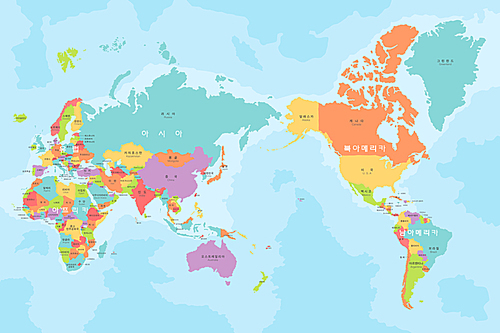 [ILL113] Children's Country World Map 图片素材