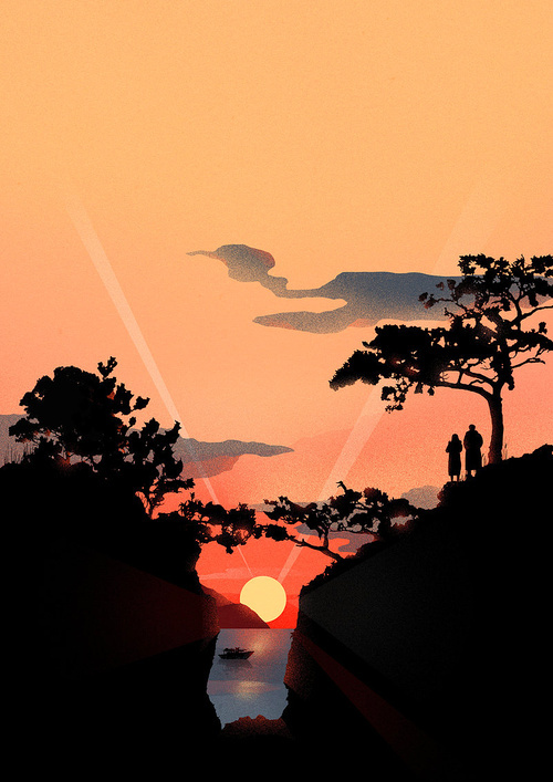 sunrise scenery 007 图片素材