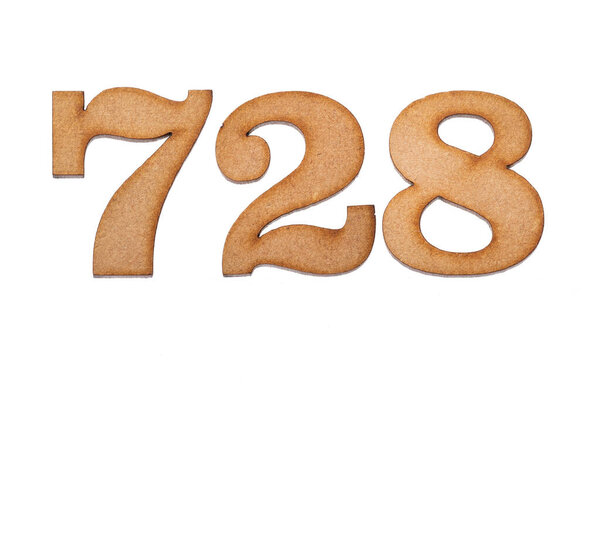 728号-白色背景的木片 图片素材