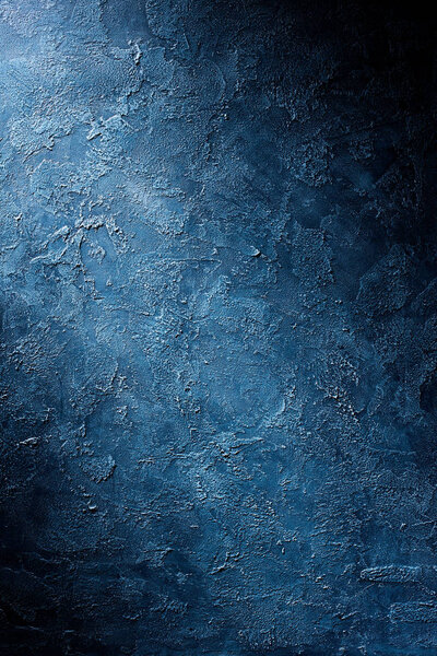 粗糙纹理蓝色墙壁背景 图片素材