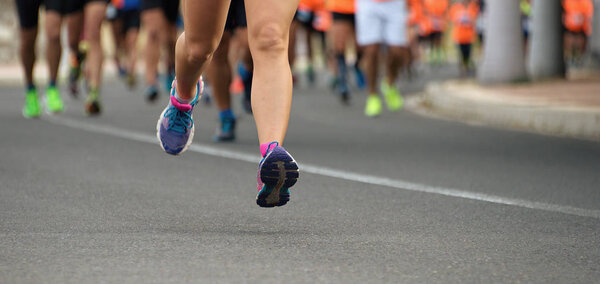 马拉松赛跑 图片素材